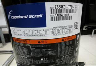 satın al R22 Refrigeration Scroll Compressor For Air Conditioner ZB88KQ-TFD-551 online manufacture