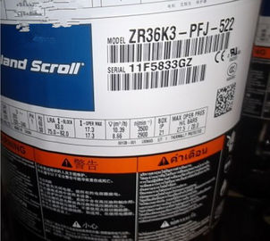 satın al 8790W Copeland Scroll Compressors R22 ZR36K3-PFJ-522 3P 1PH CE / UL online manufacture
