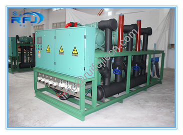 satın al High Temperature Air Cooled Condensing Unit For Blast Freezer , Three Screw Compressor Rack online manufacture
