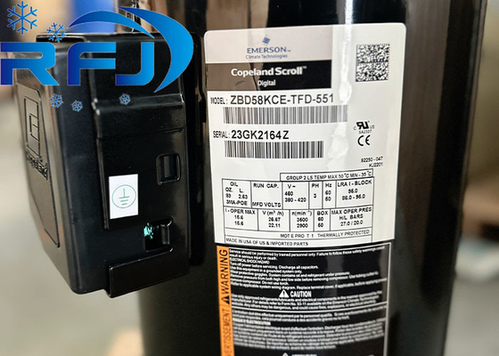 satın al ZBD Serisi Copeland Soğutma Kompresörü 8HP ZBD58KCE-TFD-551 online manufacture