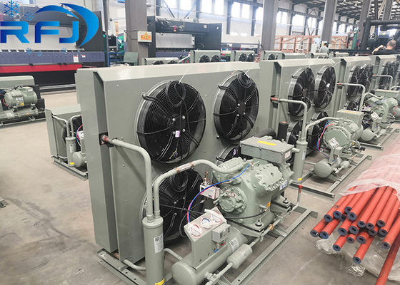 satın al 10HP-20HP Hava soğutmalı yarı-hermetik düşük sıcaklıklı kondensasyon ünitesi düşük sıcaklıklı ortamlar için mükemmel online manufacture