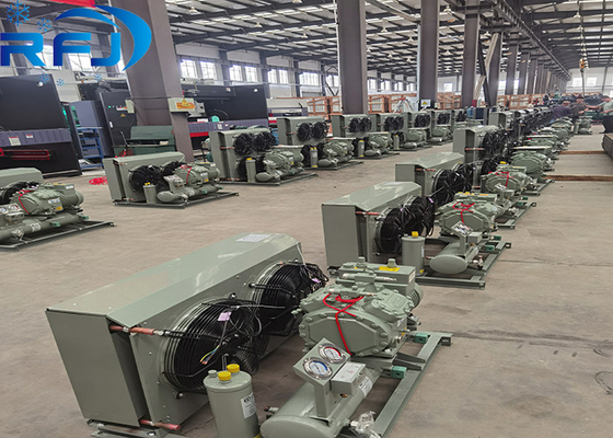satın al Ticari kullanım için 15HP-20HP yarı-hermetik yüksek sıcaklıklı hava soğutmalı kondensasyon ünitesi online manufacture