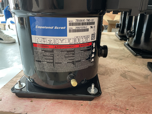 ZP144KFE-TFD Hermetik Scroll Kompresör Serin Odalar için 12HP Copeland Buzdolabı Kompresörü