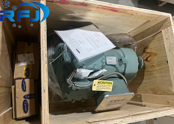 06DM808 Carlyle Kompresör Yarı Hermetik 1.4L Yağ Şarj Taşıyıcı Chiller Kompresör