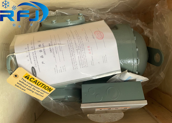 Düşük Sıcaklık 06ER099 Carlyle Yarı Hermetik Kompresör 30HP 50Hz Yeşil/Gri Renk