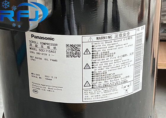 5CC171SA02 Panasonic Scroll Kompresörü 50 Hz 380 - 415 V 3 Fazlı