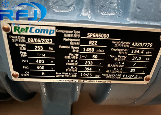 RefComp Yarım Hermetik Kompresör SP6H5000 Asıl Yeni