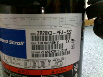 Copeland Air Conditioning Scroll Compressor ZR28K3-PFj-522 220V/50HZ,265V/60HZ 1phase