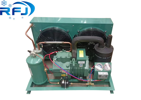 Havadan soğutulmuş 1 ila 70HP piston soğutma kondensasyon ünitesi R404A R22 R134a R507