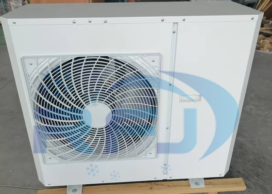 Plastik kabuklu fan ünitesi Orta yüksek sıcaklıklı soğutma kondensasyon ünitesi R404A R22