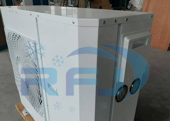 Tek Fanlı Plastik Gövdeli Fan Kutusu Tipi Sağlık Ünitesi Orta-Yüksek Sıcaklık Soğutma Kondenser Ünitesi R404A R22
