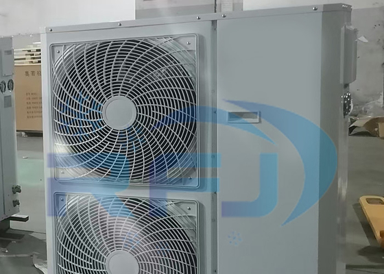 Çift Fan Plastik Kabuk Fan Kutusu Tip Sağlık Birimi Orta Yüksek Sıcaklıklı Soğutma Kondensasyon Birimi R404A R22