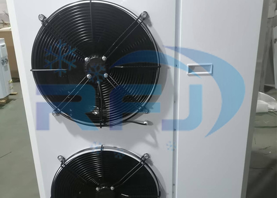 Çift Fan Dış Rotor Kutusu Tipi Birim Orta Yüksek Sıcaklıklı Soğutma Kondensasyon Birimi R404A R22