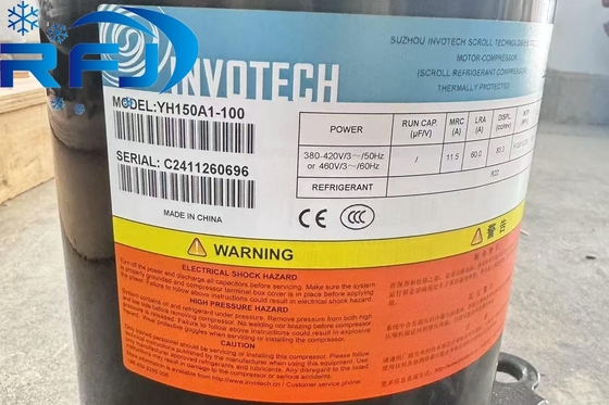 INVOTECH YH150A1-100 Soğutma Scroll Kompresör Soğutucu R22