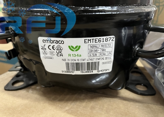 Embraco Aspera Kompresörü EMTE6187Z Soğutucu R134a Hermetik Karşılıklı