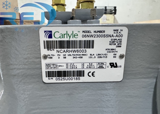 06NW2300S5NA-A00 85HP Carlyle vida soğutma kompresörü R134A soğutucu ile