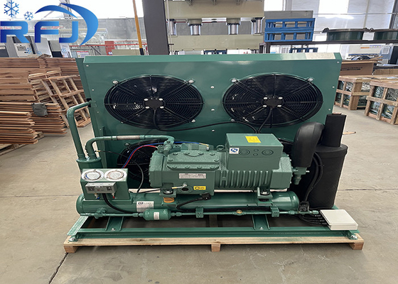 Soğutma sistemleri için 2 HP yarı-hermetik düşük sıcaklıklı hava soğutmalı kondansiyon ünitesi