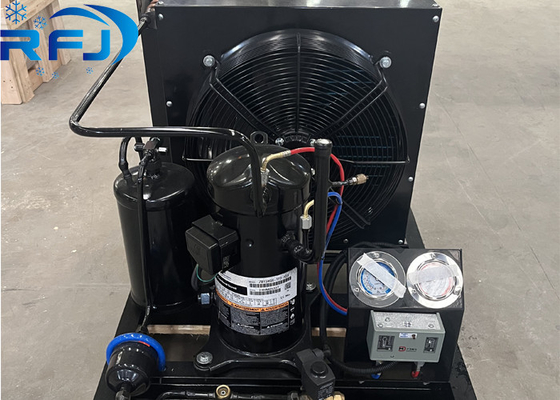 2Hp ZB15 Açık Tipi 10 -15C Uygulanabilir Sıcaklık ve 1 * 60-2 * 60 Kondansör Gücü için Döner Hava Soğutma Birimi