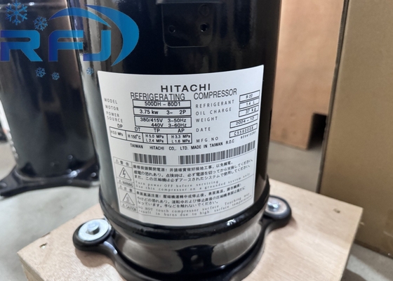 500DH-80D1 HITACHI 5HP Güçlü Soğutucu R22 için Scroll Kompresör