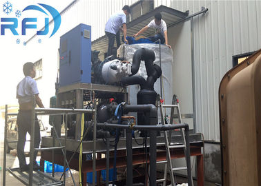 14kW Endüstriyel Buz Bloğu Yapma Makinesi, Temizle Buz Bloğu Üreticisi Makinesi 380V / 50Hz