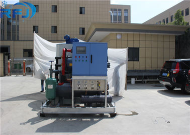 Doğrudan Dondurucu ile Kapasite 3 Ton 14KW Blok Buz Yapma Makinesi Hava Soğutma
