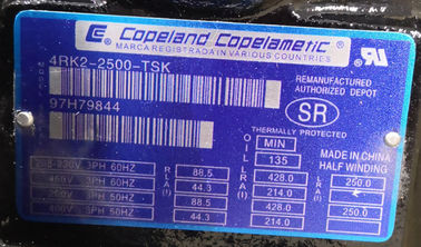 Siyah Renkli Copeland Yarı Hermetik Kompresör 25HP 4RK2-2500-TSK R22 Soğutucu Akışkan