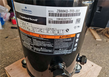 R22 Copeland Scroll Kompresör 12HP 3 Fazlı ZB88KQ-TFD-551 AC Güç Paslanmaz Çelik