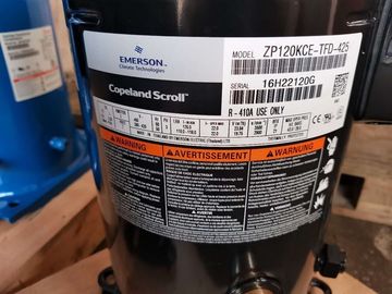 Anti Corresion Copeland Scroll Soğutma Kompresörü 10HP R410 ZP120KCE-TFD-425