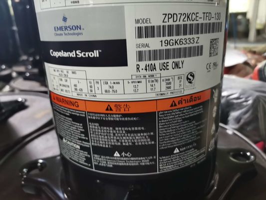 ZPD72KCE-TFD-130 6HP Copeland Klima Kompresörü HVAC