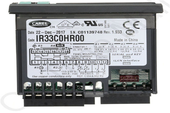 8A CCC Sıcaklık Nem Kontrol Cihazı Carel IR33C0HR00