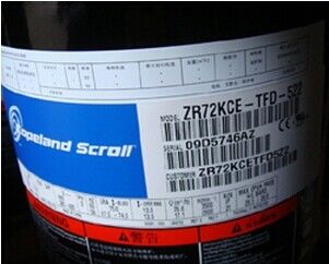 Lower Sound Levels 6HP Refrigeration Scroll Compressor ZR72KCE-TFD-522